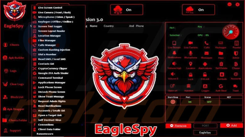 EagleSpy Malware (Android) All versions are available - Android RAT